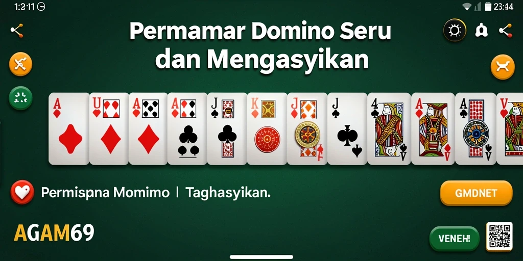 Tampilan gameplay AGAM69 yang menarik dan menantang di dunia Domino.