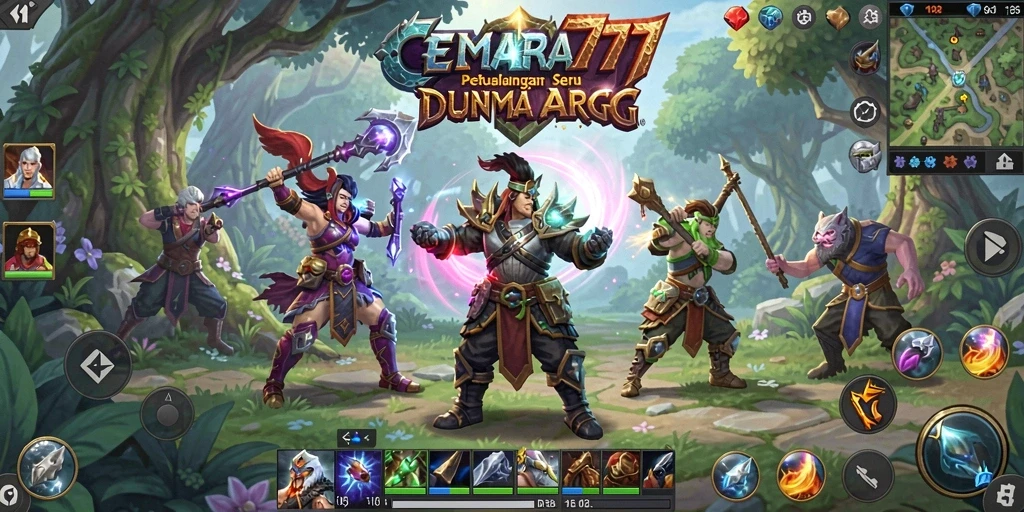 Tampilan menarik dari gameplay ARPG CEMARA777 yang mendebarkan.