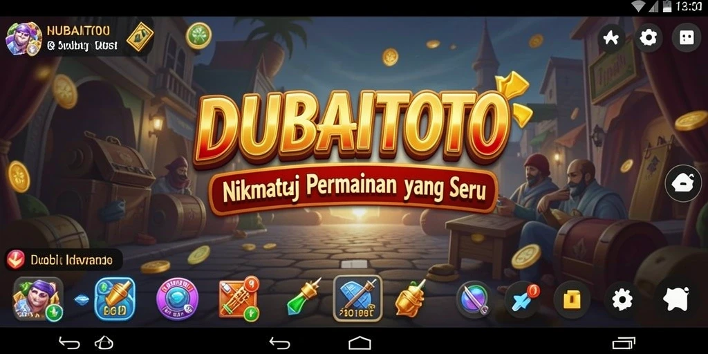 Tangkapan layar DUBAITOTO menampilkan aksi gameplay yang seru dan menghibur.