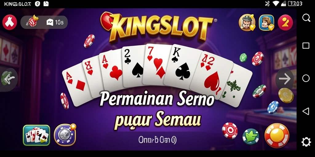 Tampilan gameplay KINGSLOT yang menarik dan mendebarkan.