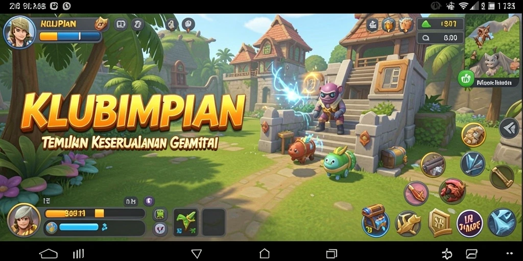 Screenshot KLUBIMPIAN menampilkan aksi menarik dalam gameplay Casual.