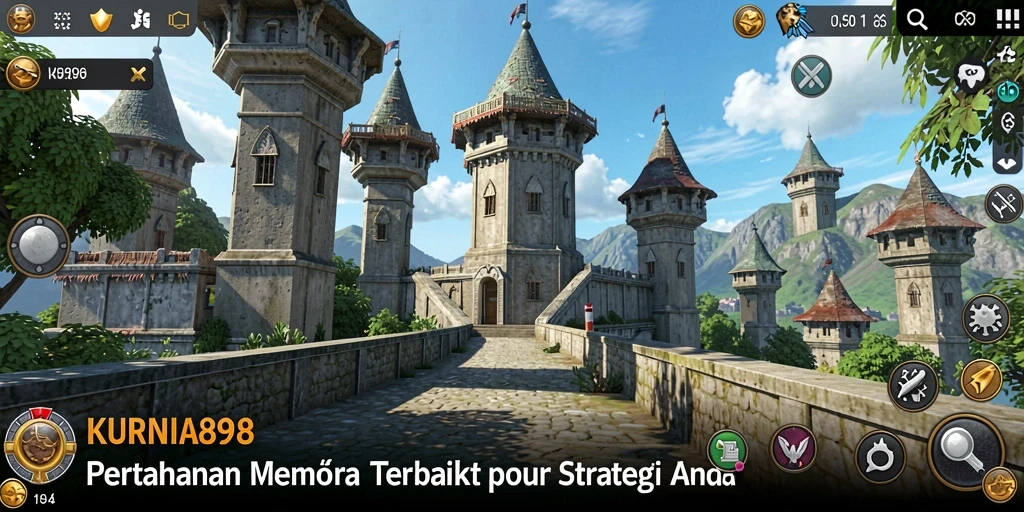 Tampilan strategi pertahanan menara yang menarik di KURNIA898.