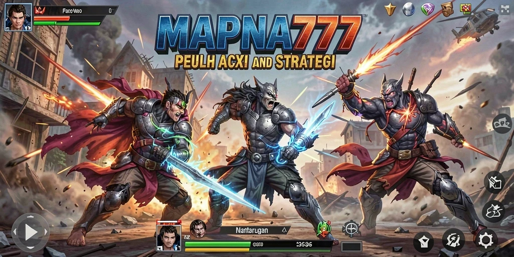 Tampilan dinamis dari gameplay MAPNA777 yang penuh aksi.