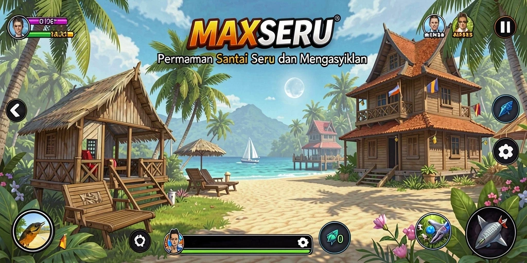 Screenshot gameplay MAXSERU dengan tantangan yang menarik.