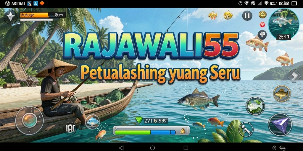 Tangkapan ikan yang menakjubkan dalam gameplay RAJAWALI55.