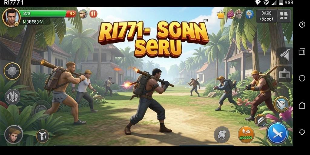 Screenshot dari gameplay RI771 yang seru dan penuh warna.