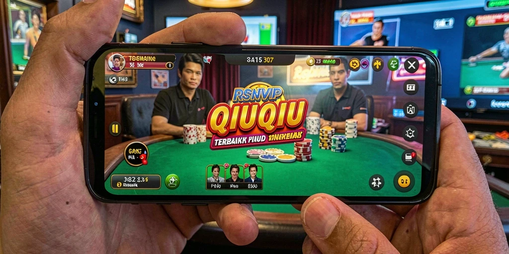 Screenshot RSNVIP menampilkan gameplay QiuQiu yang menarik.