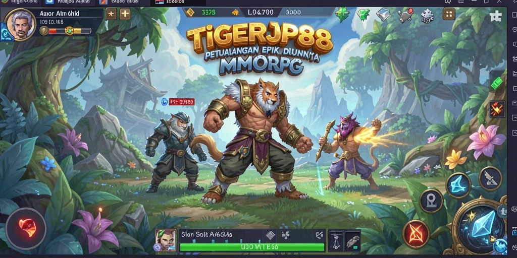 Tampilan menarik gameplay TIGERJP88 dalam dunia MMORPG.